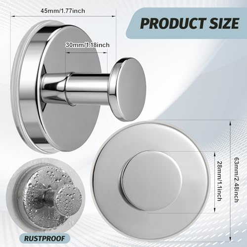 50% Off Large 15lb Suction Cup Shower Hooks - Image 4