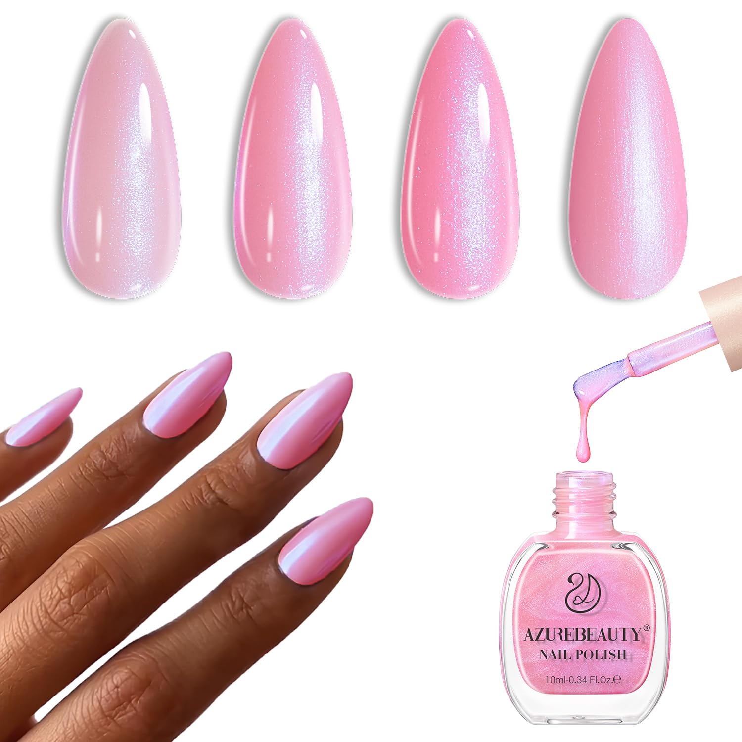 39% Off AZUREBEAUTY Pearl Pink Nail Polish – Code MFNJVMES