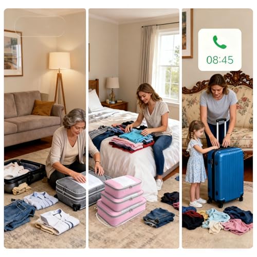 Packing Cubes Set - Use Code AIGAXA5O for Extra Savings - Image 4