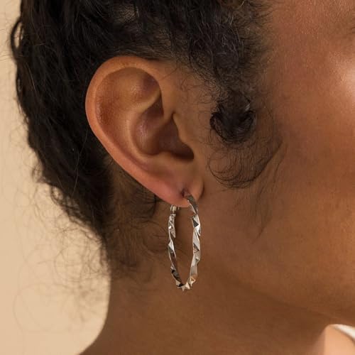 Use Code B2E8663F for Gold Hoop Earrings Set at $6.49 - Image 5