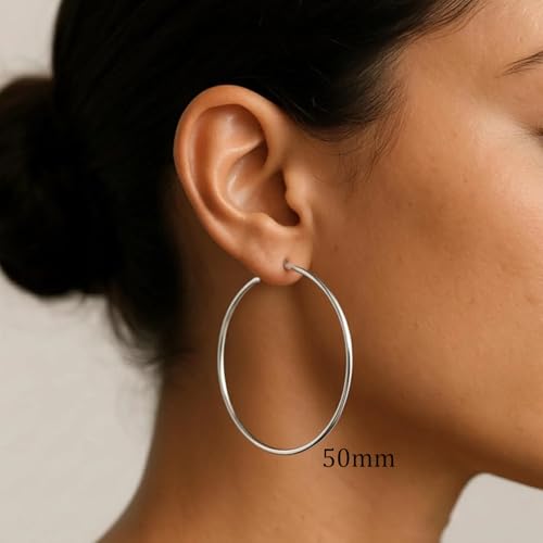 Use Code B2E8663F for Gold Hoop Earrings Set at $6.49 - Image 6