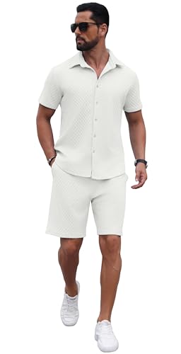42% Off PrinStory Men's 2-Piece Beach Outfit Set - Image 6