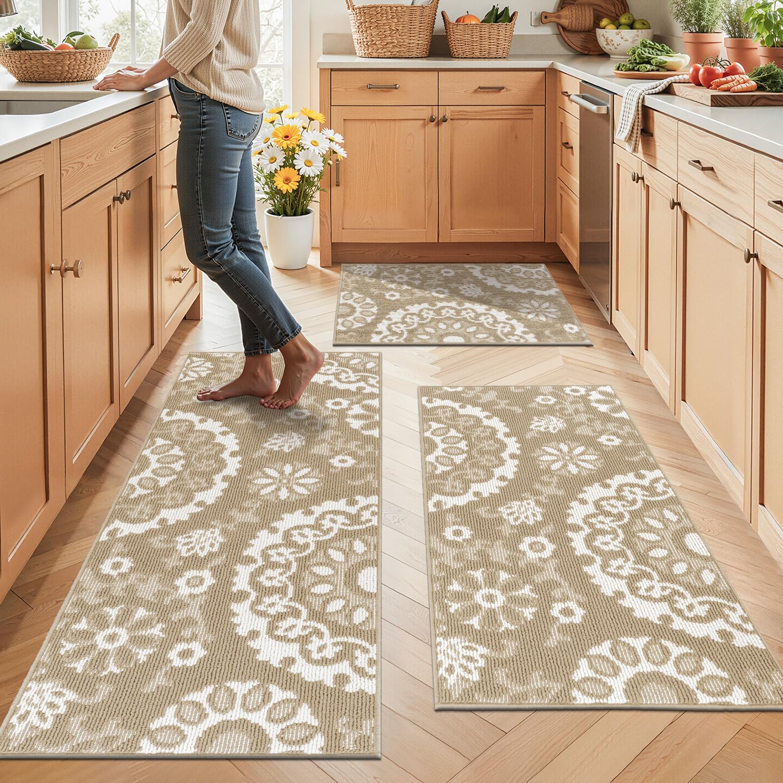 30% Off Yamaziot Washable Kitchen Rug Set - Image 1