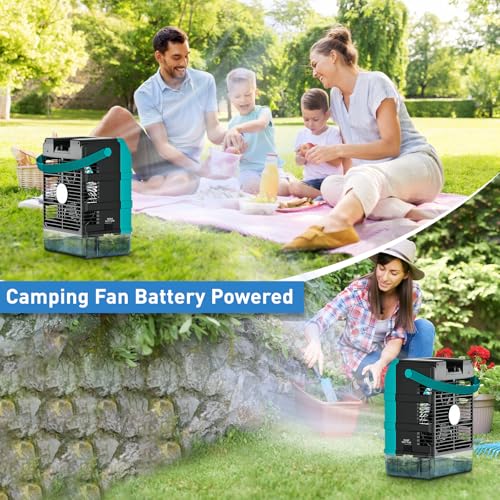 50% Off Uniqwamo Portable Misting Fan with 7 Lights - Image 7