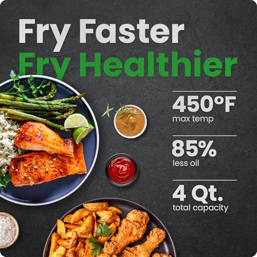 42% Off Chefman 4 QT Air Fryer with Hi-Fry Technology - Image 3