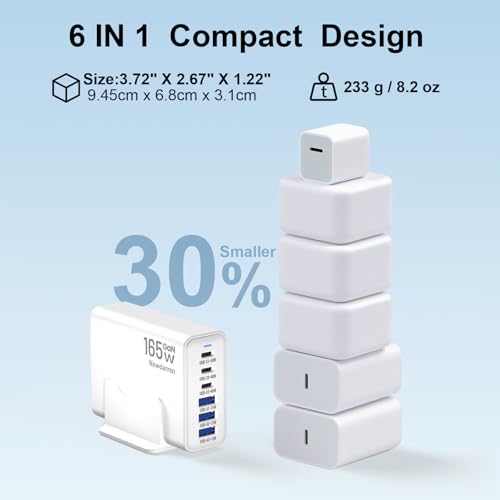 Save 45% on 165W GaN USB-C 6-Port Desktop Charger - Image 6