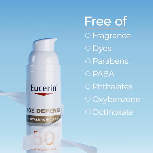 43% Off Eucerin SPF 50 Face Sunscreen with Hyaluronic Acid - Image 7