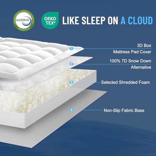 69.99 Memory Foam Mattress Topper King Size (Reg 139.99) - Image 6