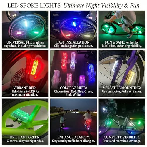 36% Off HANZE Bike Wheel Lights – Rechargeable & Waterproof - Image 8