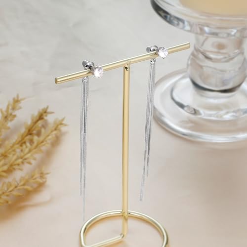 5% Off DAYANEY Silver Gold Prom Earrings Women - Image 4