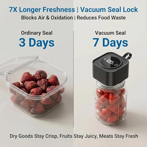 50% Off Electric Mason Jar Vacuum Sealer Kit, Just $19.99 - Image 4
