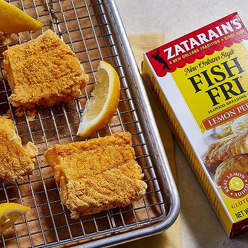 52% Off Zatarain's Lemon Pepper Fish Fri Breading Mix Pack of 8 - Image 4