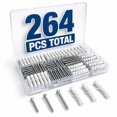 50% Off Kviceo 264PC Drywall Anchor & Screw Kit - Image 2