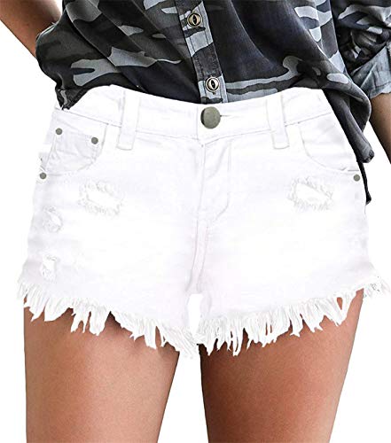 Save 40%-62% on onlypuff Ripped Denim Shorts - Image 2