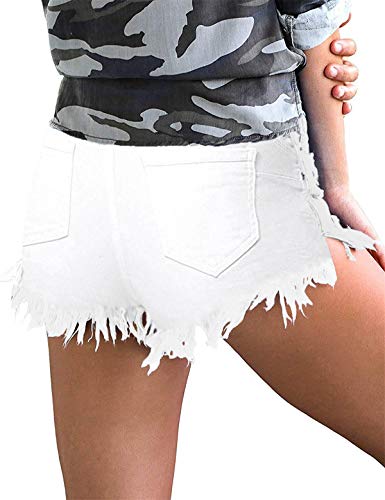 Save 40%-62% on onlypuff Ripped Denim Shorts - Image 3