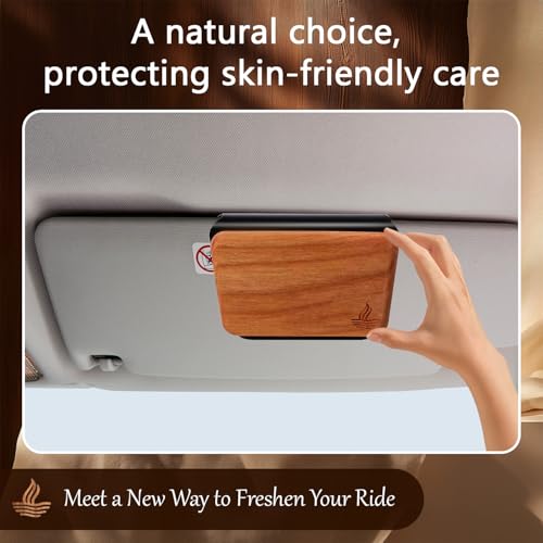 50% Off UILSPNG Wood Car Air Freshener Pack of 3 - Image 3