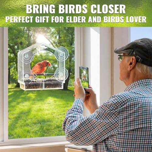 Save 5% on Jarkyfine Window Bird Feeder with Clear Viewing - Image 4