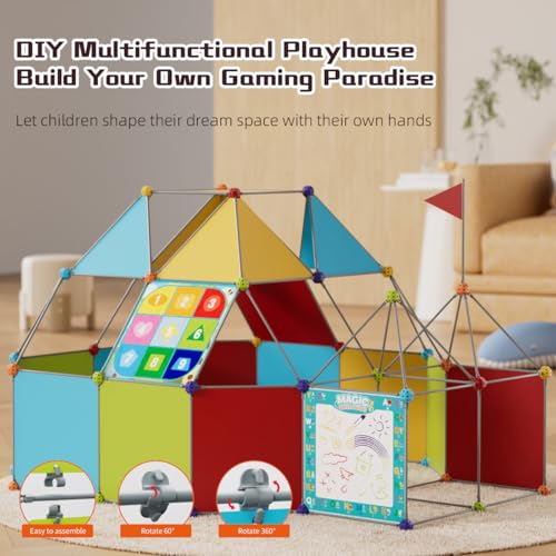 50% Off DIY Kids Building Playhouse Kit – STEM Toy - Image 3