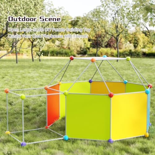 50% Off DIY Kids Building Playhouse Kit – STEM Toy - Image 7