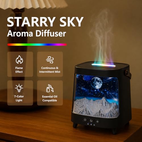 Save 45% on Starry Flame Aroma Diffuser with Remote - Image 3