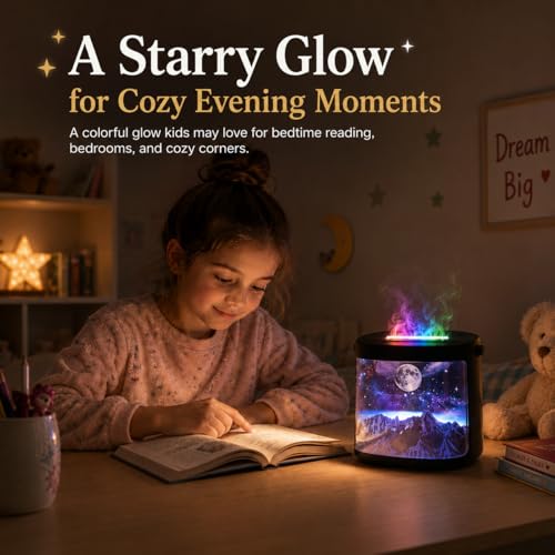 Save 45% on Starry Flame Aroma Diffuser with Remote - Image 4