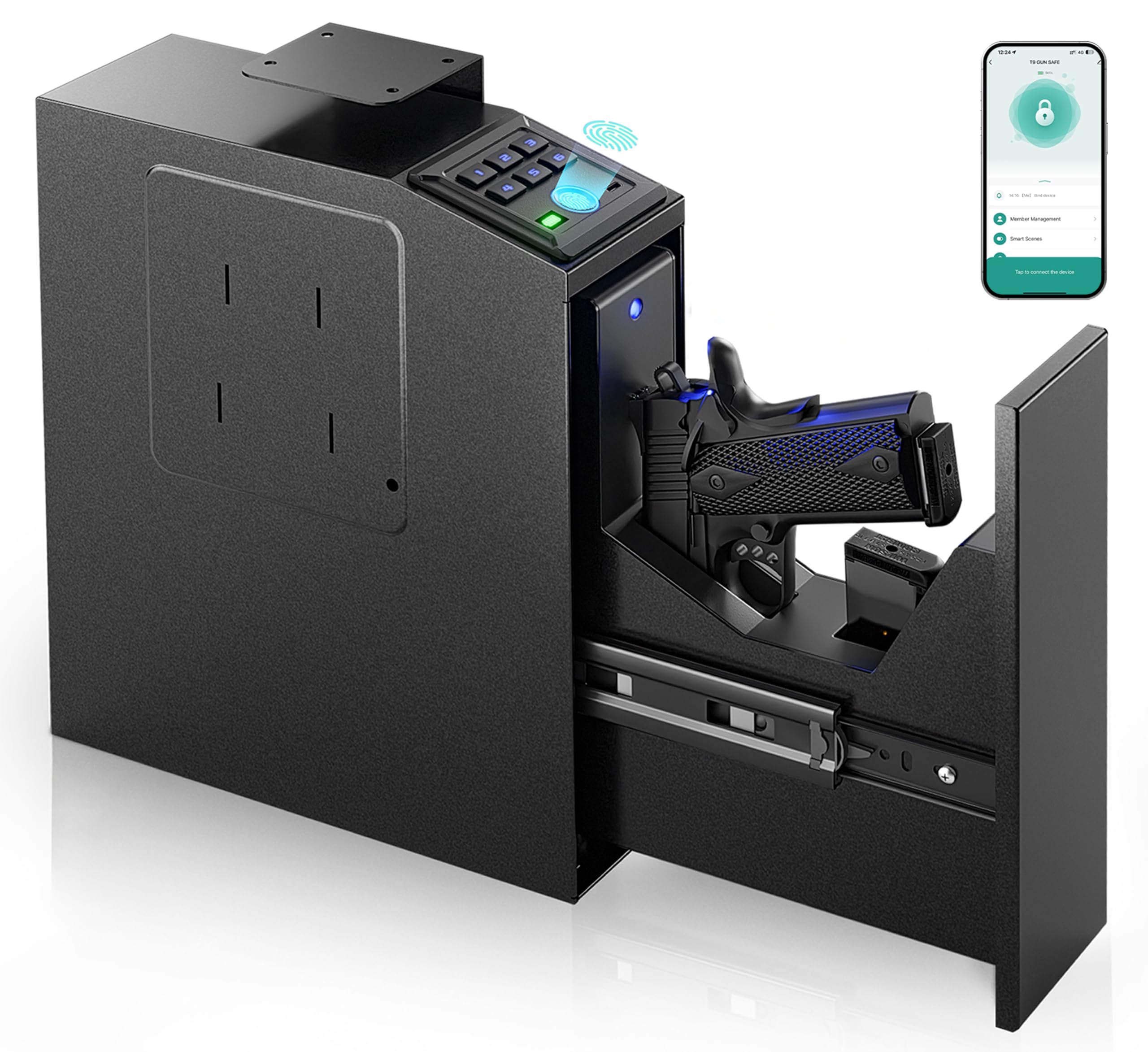 28% Off Biometric Sliding Safe with Quick Unlock - Image 1