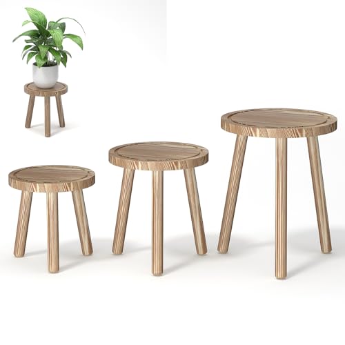 5% Off 3-Pack Mid-Century Wooden Plant Stands, Now $26.99 - Image 2