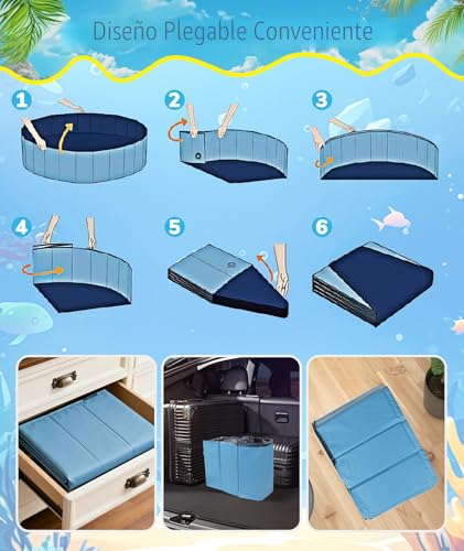 Save 10% on a Large Foldable Dog Pool Splash Pad - Image 7