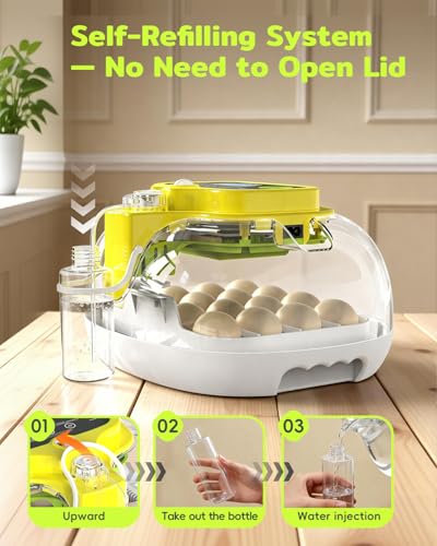 55% Off DIGOAKO 16-Egg Incubator with Auto Water & Turner - Image 6