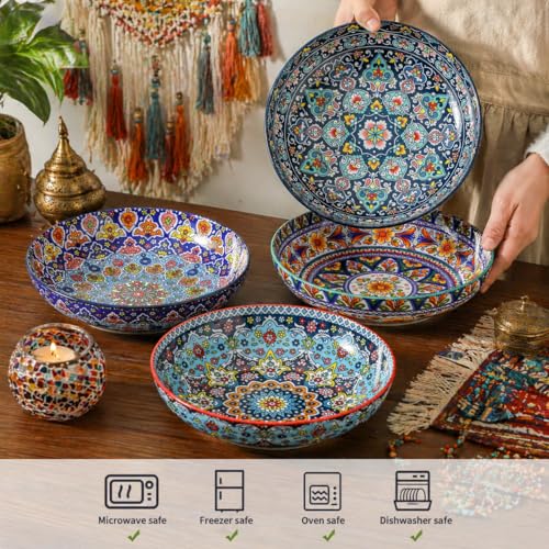 Save $19.36 on Glowworm 4-Piece Ceramic Pasta Bowls Set - Image 5