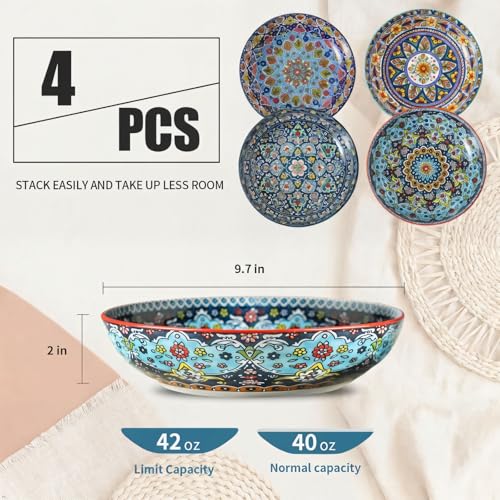 Save $19.36 on Glowworm 4-Piece Ceramic Pasta Bowls Set - Image 6