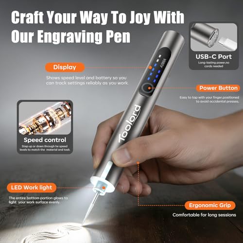 40% Off ABITAKE LED Engraving Pen Rotary Tool Kit - Image 3
