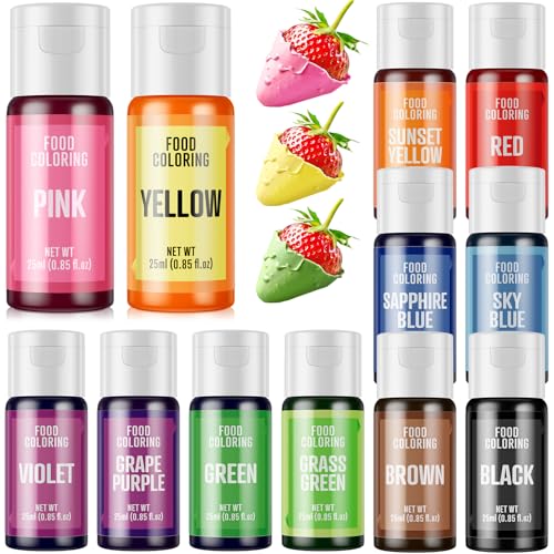 25% Off 12-Color Liquid Food Coloring Set for Baking - Image 2