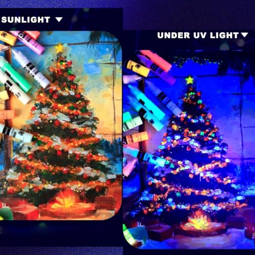 37% Off Artecho 18-Color Glow Paint Set for Crafts - Image 6