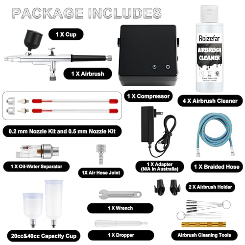 13% Off Roizefar Airbrush Kit with Compressor, 55 PSI - Image 3
