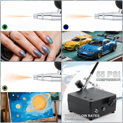 13% Off Roizefar Airbrush Kit with Compressor, 55 PSI - Image 4