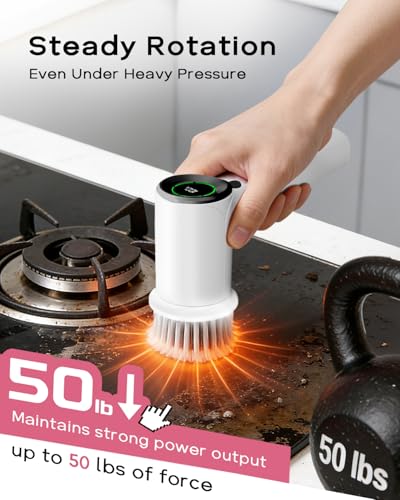 42% Off PUFTEM Electric Spin Scrubber with 6 Brush Heads - Image 6