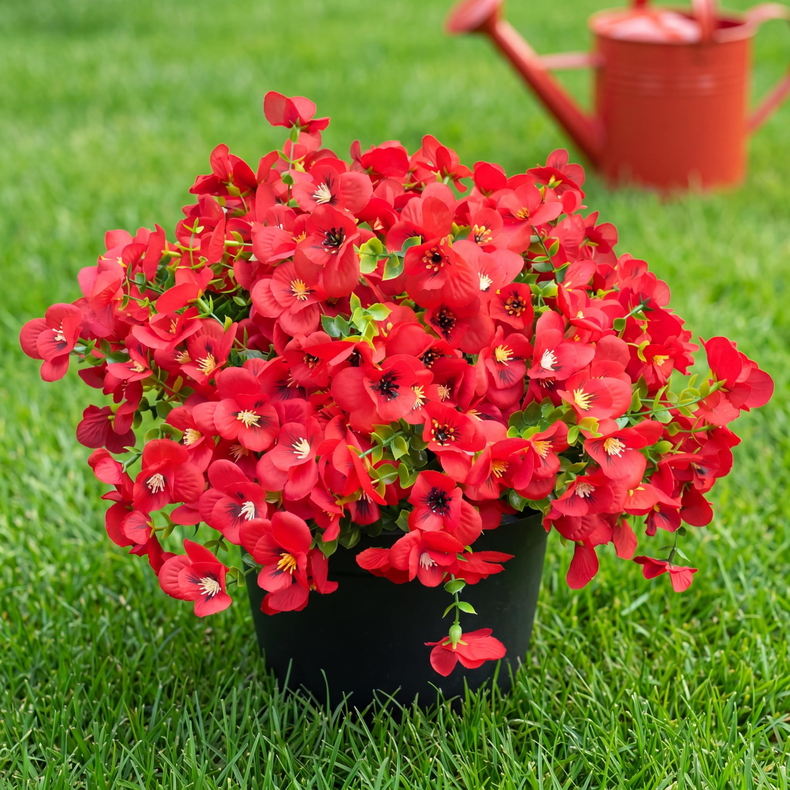 47% Off Vemander Artificial Pansies Flower Set for Outdoors