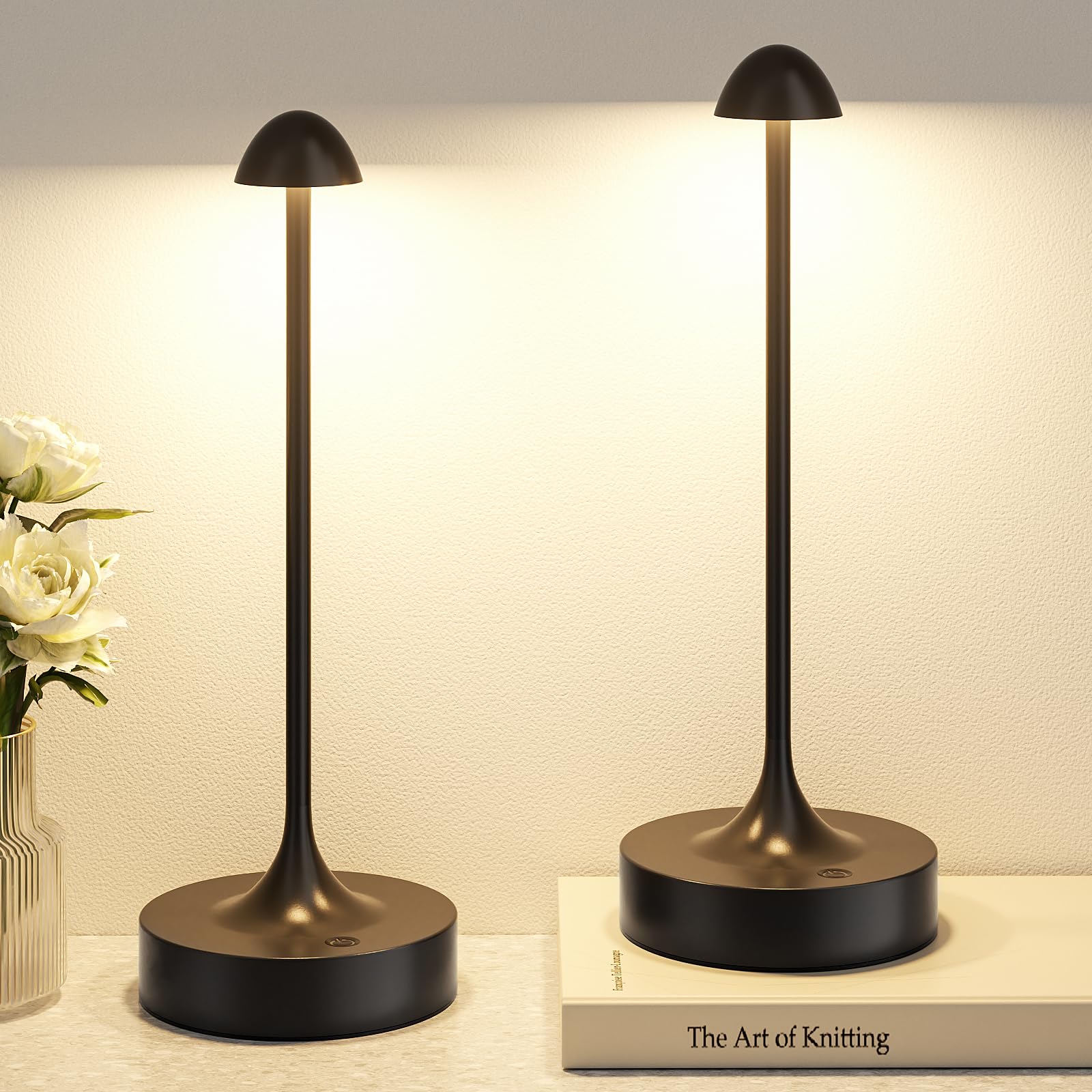 14% Off Kakanuo Rechargeable Cordless Table Lamp 2-Pack