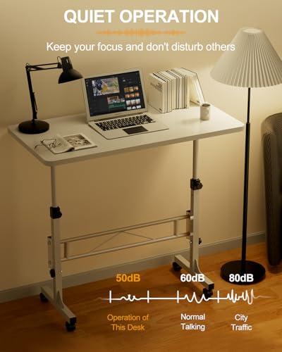 39.99 with Code U3N3XJA7 – Amztabler Mobile Standing Desk - Image 6