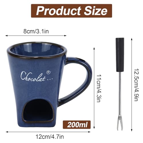 $13 Off ISTOOLL Chocolate Fondue Mug with Fork - Code: W4K27P8C - Image 4