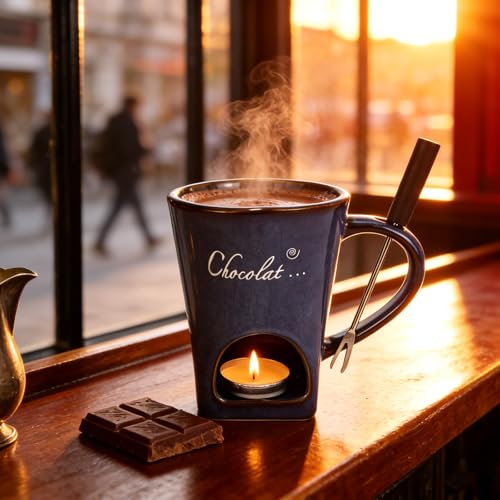 $13 Off ISTOOLL Chocolate Fondue Mug with Fork - Code: W4K27P8C - Image 6
