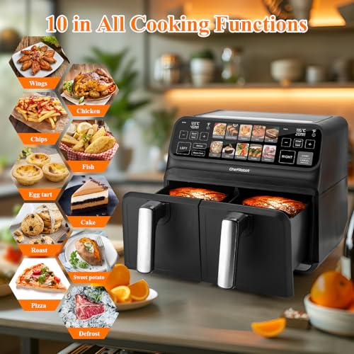 40% Off ChefRobot Dual Basket Air Fryer 8 Quart - Image 6
