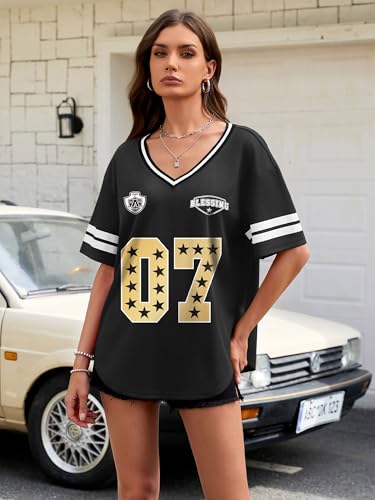 Save $7 on TAKEYAL Women's Graphic Football Jersey Shirt - Image 5