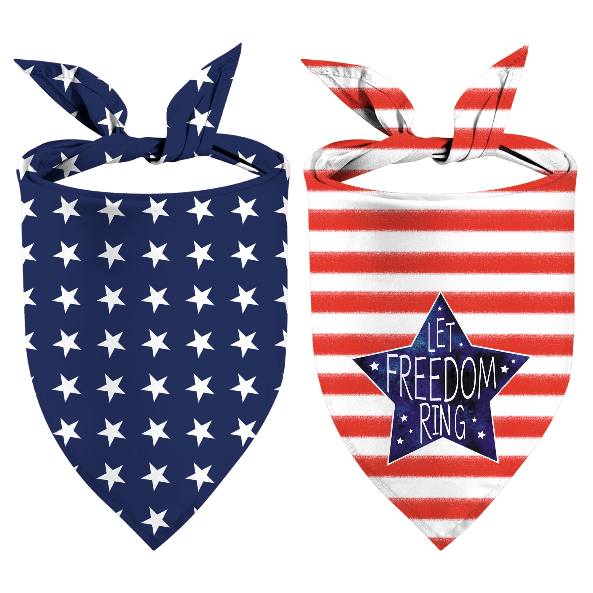 37% Off 4th of July Dog Bandanas - Save on Amazon