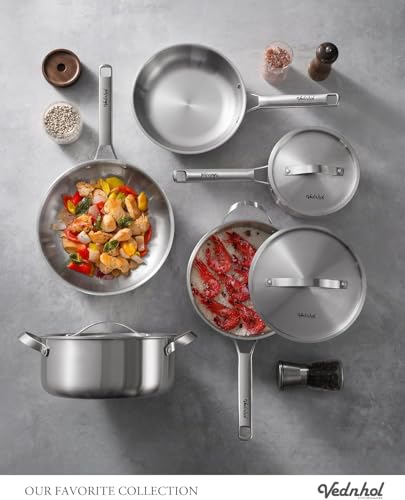 50% Off VEDNHOL Stainless Steel 7-Quart Saute Pan - Image 7