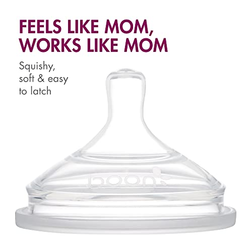 20% Off Boon Nursh Silicone Baby Bottles - Pink - Image 6