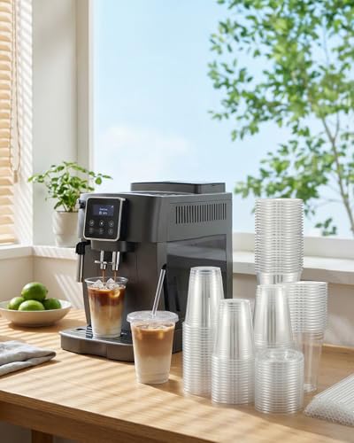 40% Off 100 Pack Plastic Cups with Lids & Straws - Image 7