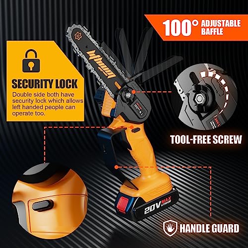 Mini Chainsaw 6-Inch with 2 Batteries – 25% Off - Image 4