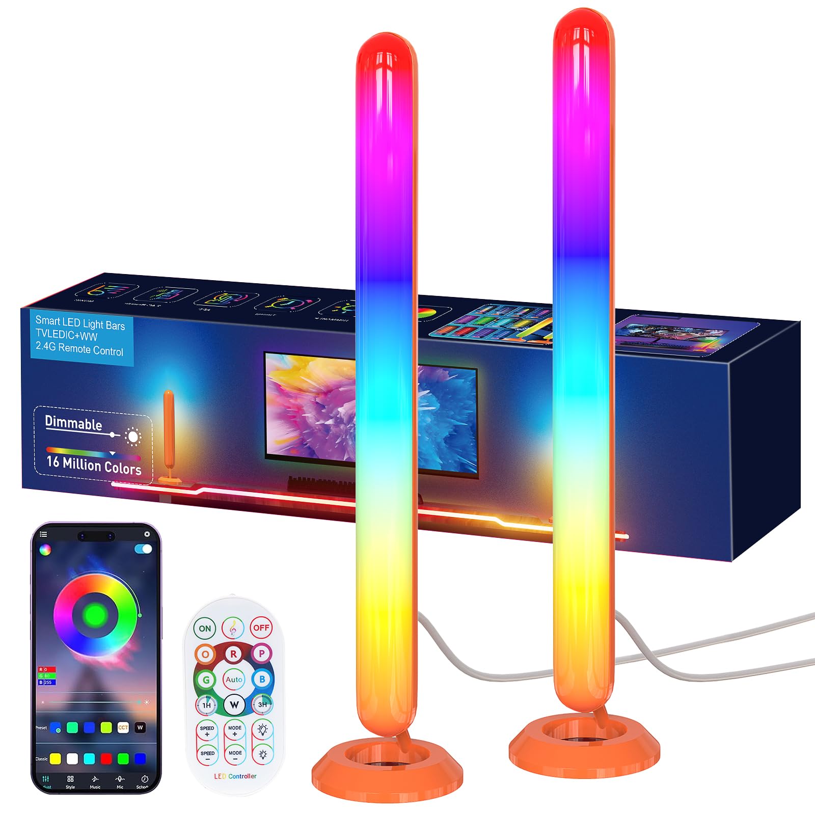 40% Off Borllyem Smart ICRGB LED Light Bars